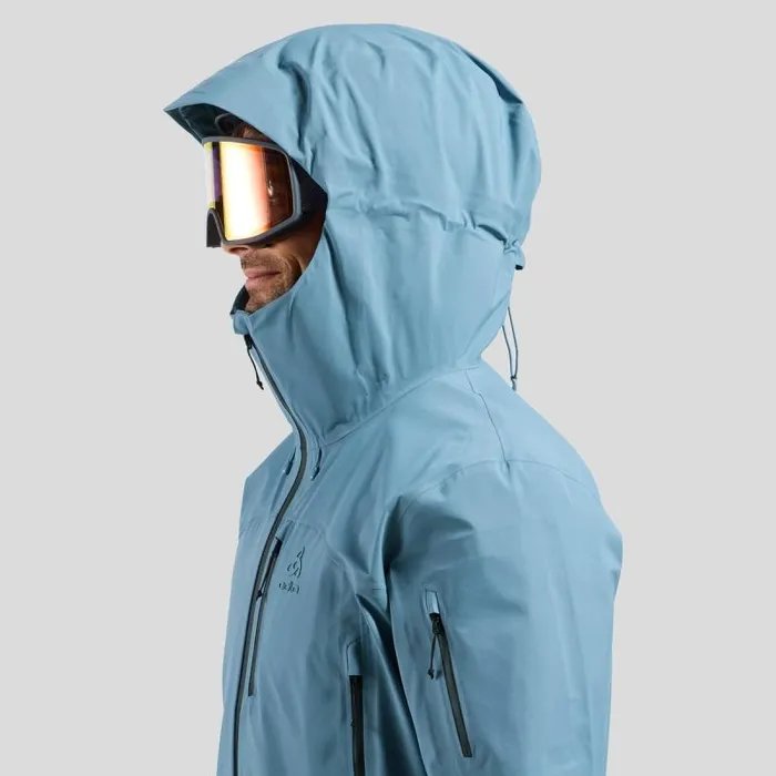 Odlo Jackets and Vests The XAlp 3l Hardshell Ski Jacket Provincial Blue 8211 Men