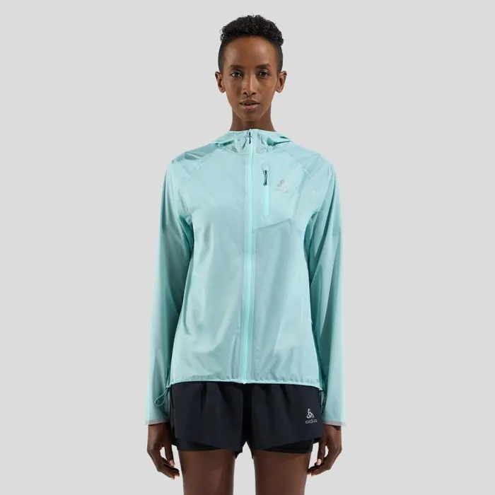 Odlo Jackets and Vests The Zeroweight Dual Dry Performance Knit Waterproof Running Jacket Aqua Haze 8211 Women Odlo Jackets and Vests The Zeroweight Dual Dry Performance Knit Waterproof Running Jacket Aqua Haze 8211 Women