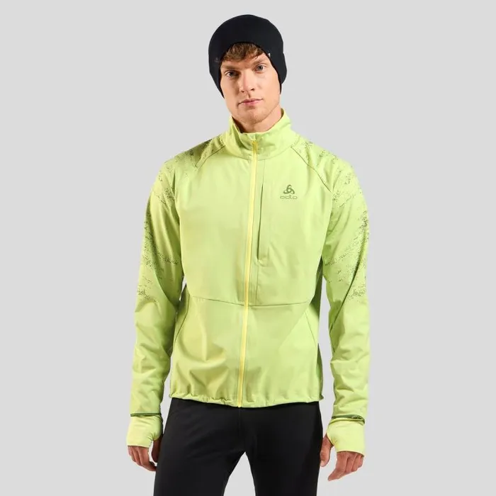 Odlo Jackets and Vests The Zeroweight Pro Warm Reflective Running Jacket 20 Shadow Lime 8211 Men Odlo Jackets and Vests The Zeroweight Pro Warm Reflective Running Jacket 20 Shadow Lime 8211 Men