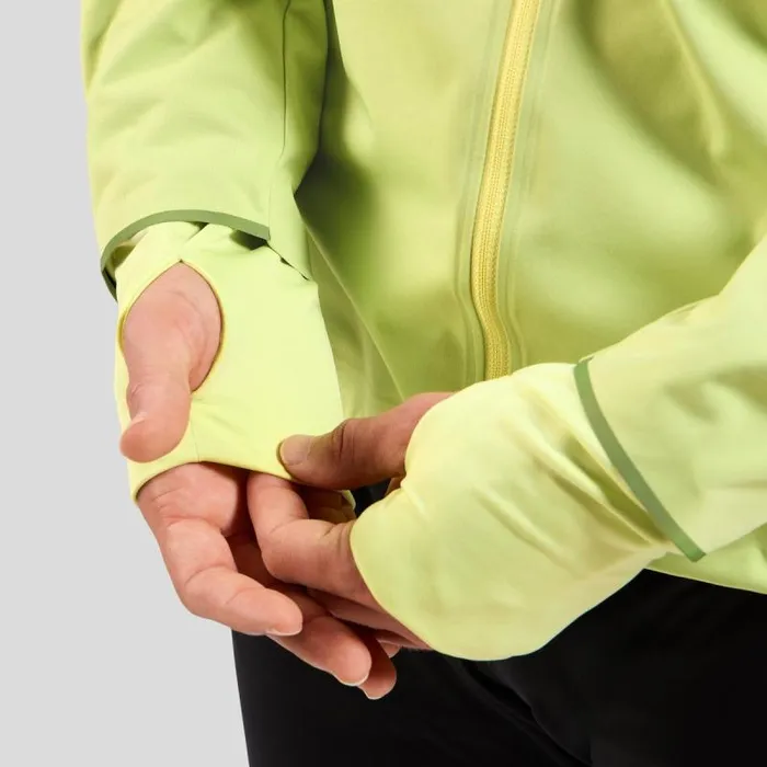 Odlo Jackets and Vests The Zeroweight Pro Warm Reflective Running Jacket 20 Shadow Lime 8211 Men