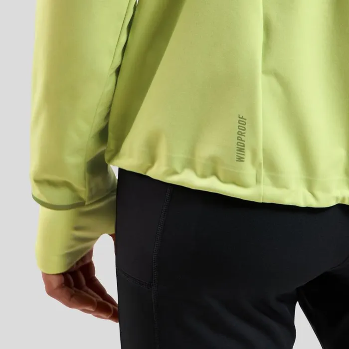 Odlo Jackets and Vests The Zeroweight Pro Warm Reflective Running Jacket 20 Shadow Lime 8211 Men