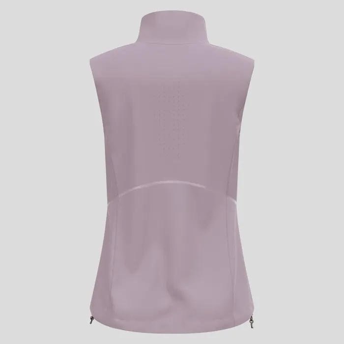 Odlo Jackets and Vests The Zeroweight Warm Softshell Running Vest 20 Gray Ridge 8211 Women
