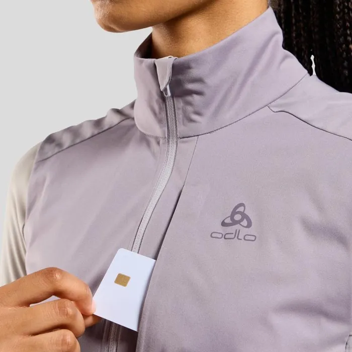 Odlo Jackets and Vests The Zeroweight Warm Softshell Running Vest 20 Gray Ridge 8211 Women