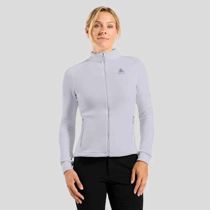 Odlo Mid Layers and Longsleeves The Berra Mid Layer Zip Misty Lilac 8211 Women Odlo Mid Layers and Longsleeves The Berra Mid Layer Zip Misty Lilac 8211 Women