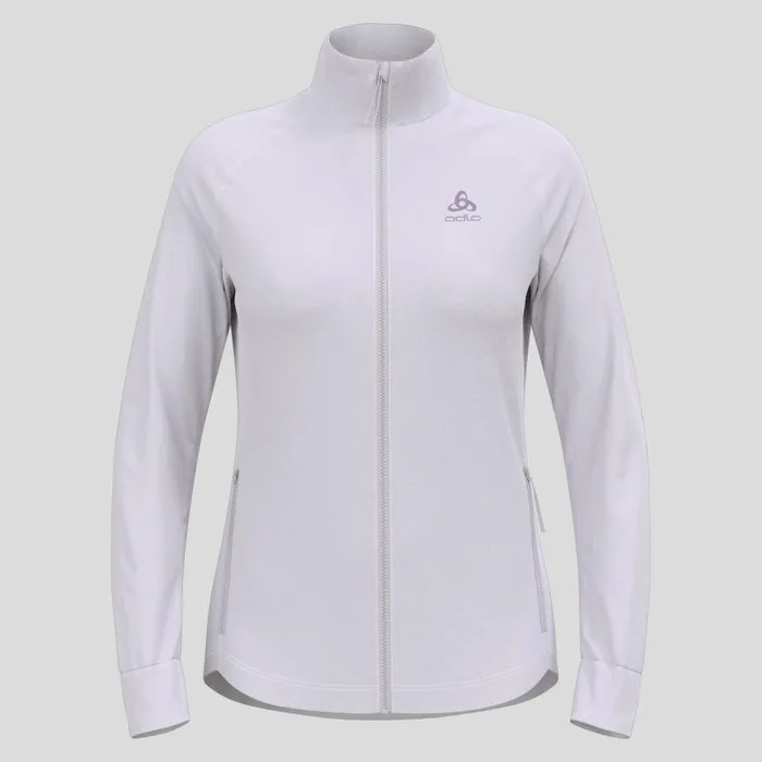 Odlo Mid Layers and Longsleeves The Berra Mid Layer Zip Misty Lilac 8211 Women