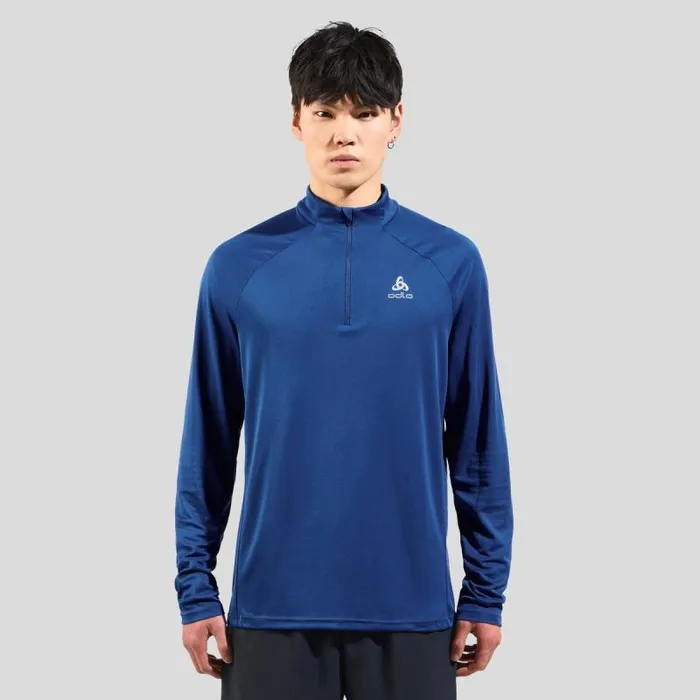 Odlo Mid Layers and Longsleeves The Essentials HalfZip Running Mid Layer Limoges 8211 Men