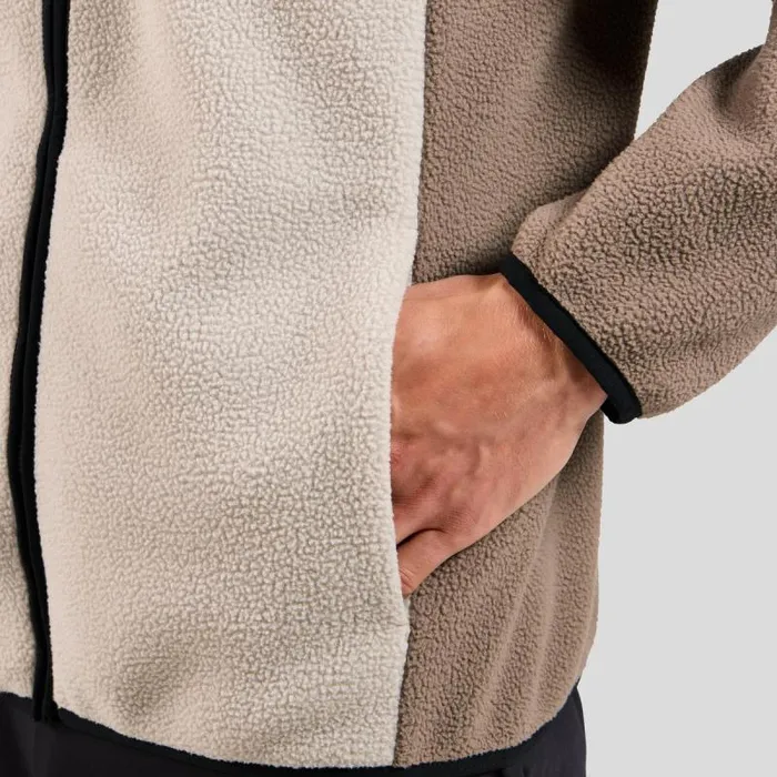 Odlo Mid Layers and Longsleeves The Essentials HighPile FullZip Mid Layer Black 8211 Cinder 8211 Men