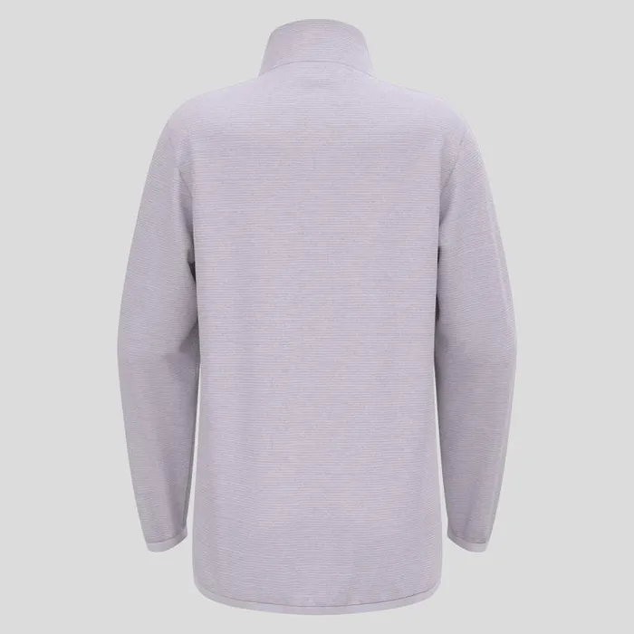 Odlo Mid Layers and Longsleeves The Roy 039 Stripe HalfZip Mid Layer Misty Lilac 8211 Gray Ridge 8211 Kids