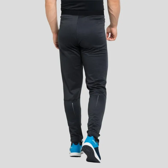 Odlo Pants and Tights The Run Easy Warm Pants Black 8211 Men