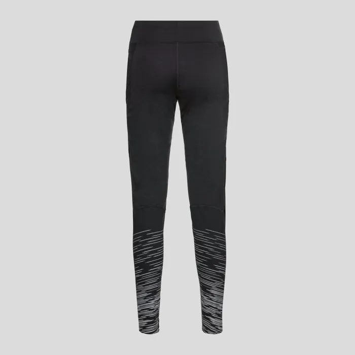Odlo Pants and Tights The Zeroweight Warm Reflective Tights Black 8211 Women