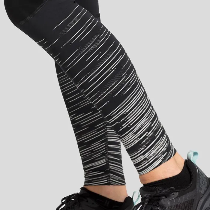 Odlo Pants and Tights The Zeroweight Warm Reflective Tights Black 8211 Women