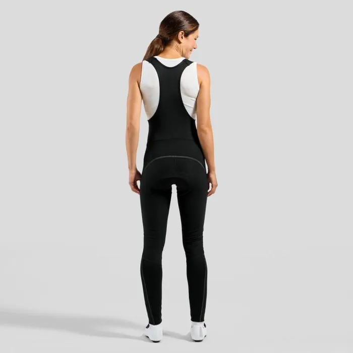 Odlo Pants and Tights The Zeroweight XWarm Cycling Bib Tights Black 8211 Women