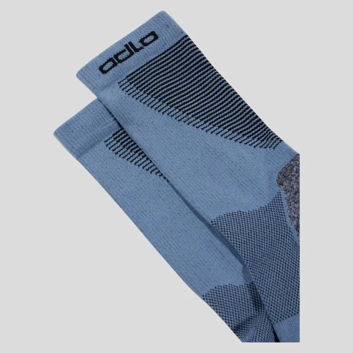 Odlo Socks The Ceramicool Crew Socks Provincial Blue 8211 WomenMen