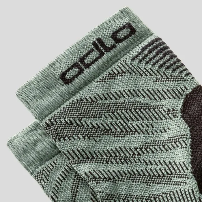 Odlo Socks The Ceramicool Run Graphic Socks 8211 TwoPack Loden Frost 8211 Black 8211 WomenMen