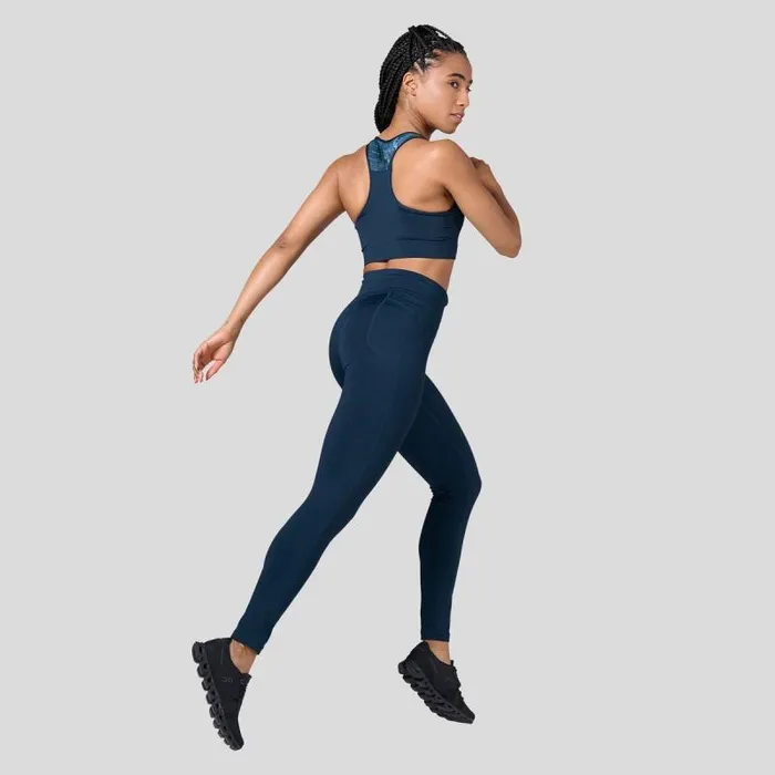 Odlo Sports Bras The Essentials Print Running And Training Bra Blue Wing Teal 8211 Women
