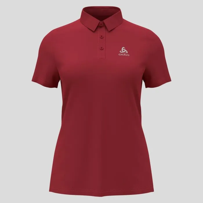 Odlo Tshirts and Polos The Cardada Polo Shirt American Beauty 8211 Women