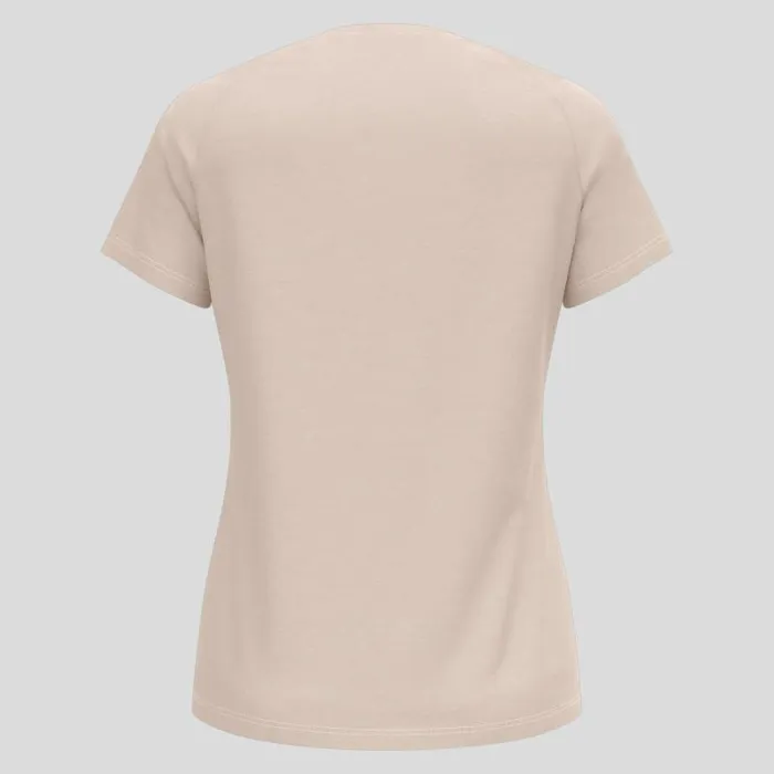 Odlo Tshirts and Polos The Ride 365 Performance Wool 130 Print TShirt Silver Cloud Melange 8211 Women