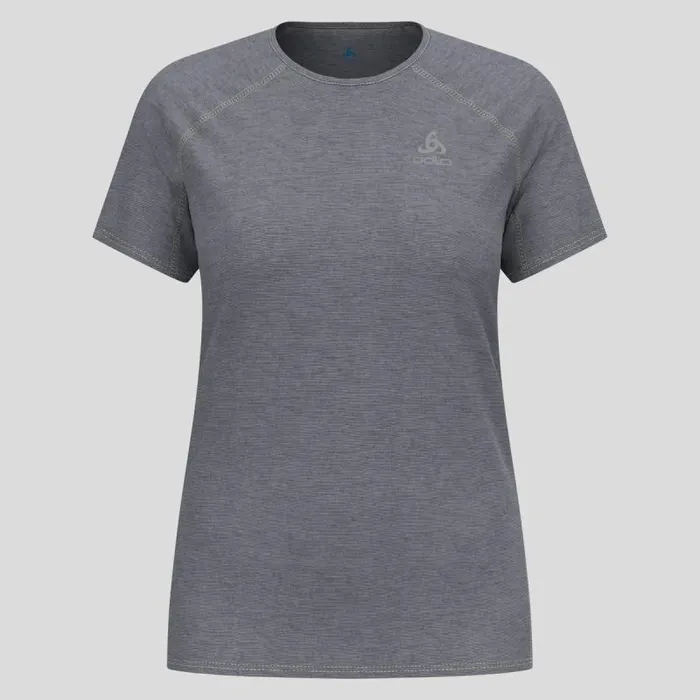 Odlo Tshirts and Polos The XAlp Performance Wool 115 Trail Running TShirt Grey Melange 8211 Women