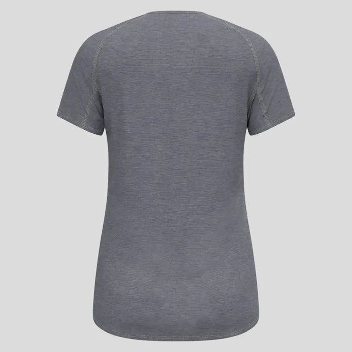 Odlo Tshirts and Polos The XAlp Performance Wool 115 Trail Running TShirt Grey Melange 8211 Women