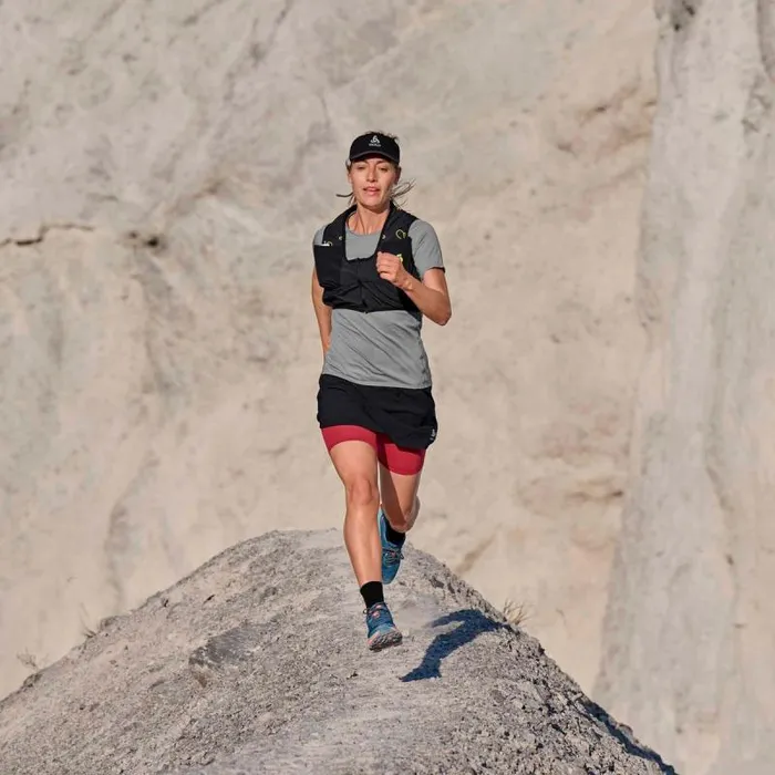Odlo Tshirts and Polos The XAlp Performance Wool 115 Trail Running TShirt Grey Melange 8211 Women