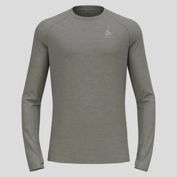 Odlo Trail Running The XAlp Performance Wool 115 Trail Running Long Sleeve TShirt Grey Melange 8211 Men