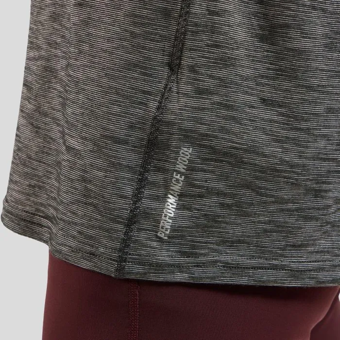 Odlo Trail Running The XAlp Performance Wool 115 Trail Running Long Sleeve TShirt Grey Melange 8211 Men