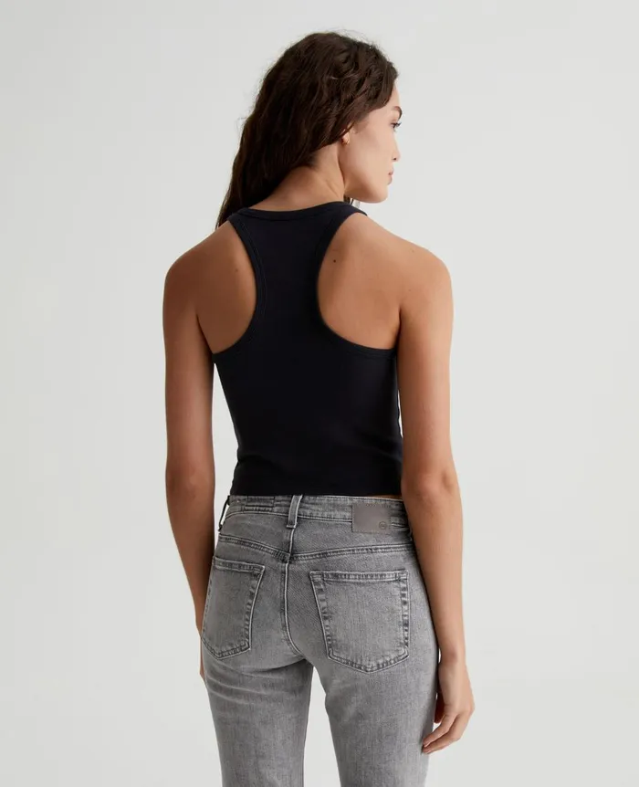 Olive Tank Exblack Women AG Jeans Tees and Tanks Olive Tank Exblack Women AG Jeans Tees and Tanks
