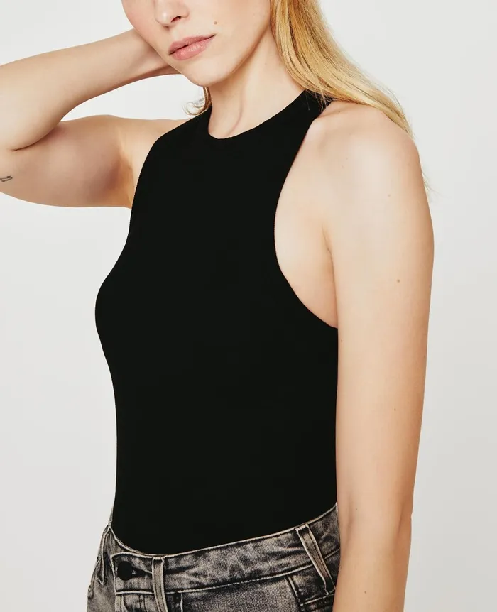 Orso Tank True Black Women AG Jeans Tees and Tanks Orso Tank True Black Women AG Jeans Tees and Tanks