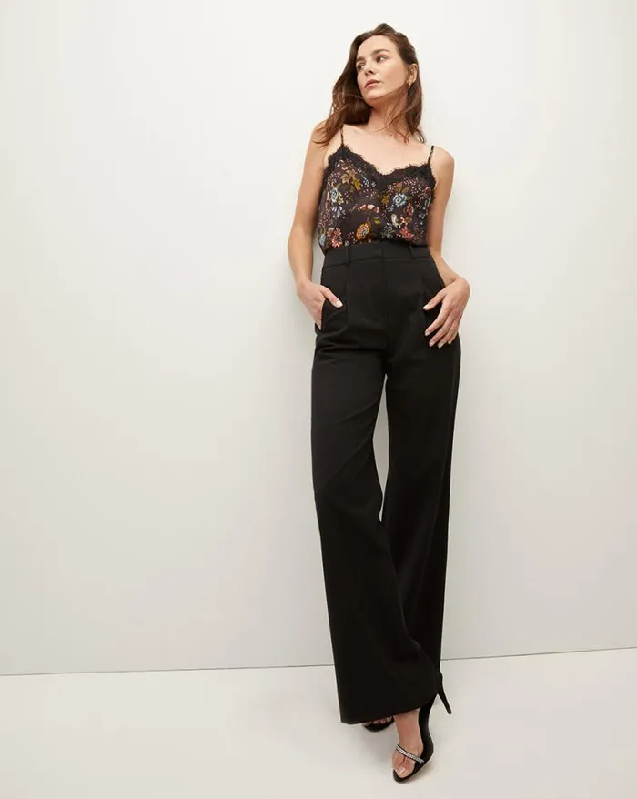 Pants Shop Veronica Beard Ollie WideLeg Pant Black