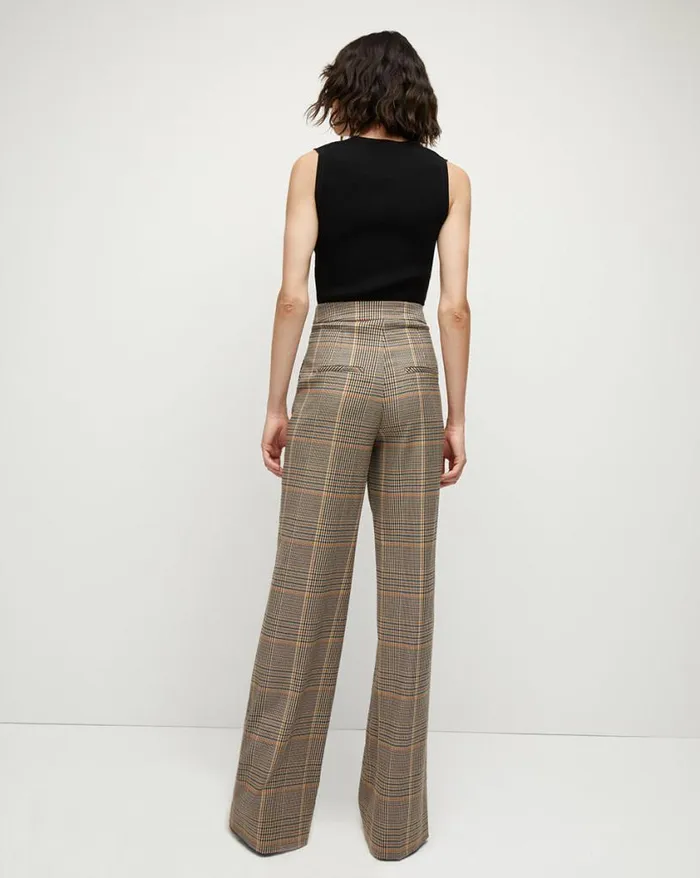 Pants Shop Veronica Beard Tonelli Plaid Pant Multi