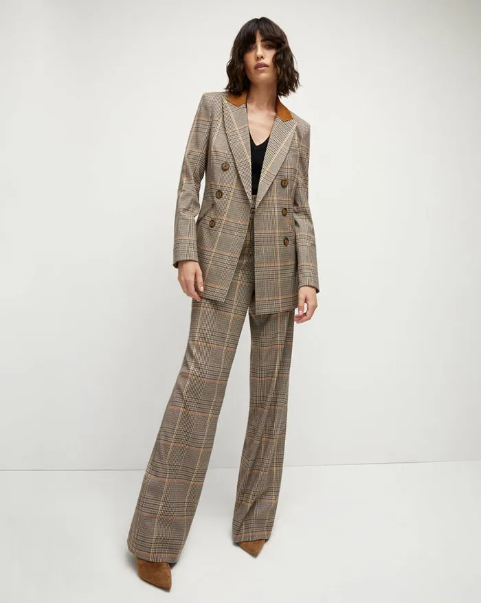 Pants Shop Veronica Beard Tonelli Plaid Pant Multi