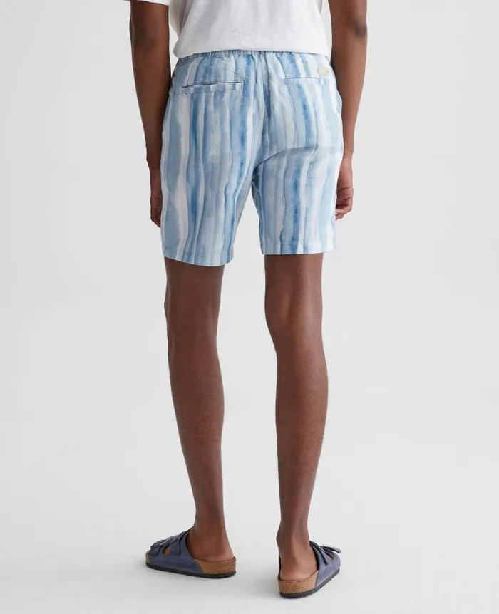 Paxton DrawCord Brush Strokes Clear Skies Men AG Jeans Shorts Paxton DrawCord Brush Strokes Clear Skies Men AG Jeans Shorts