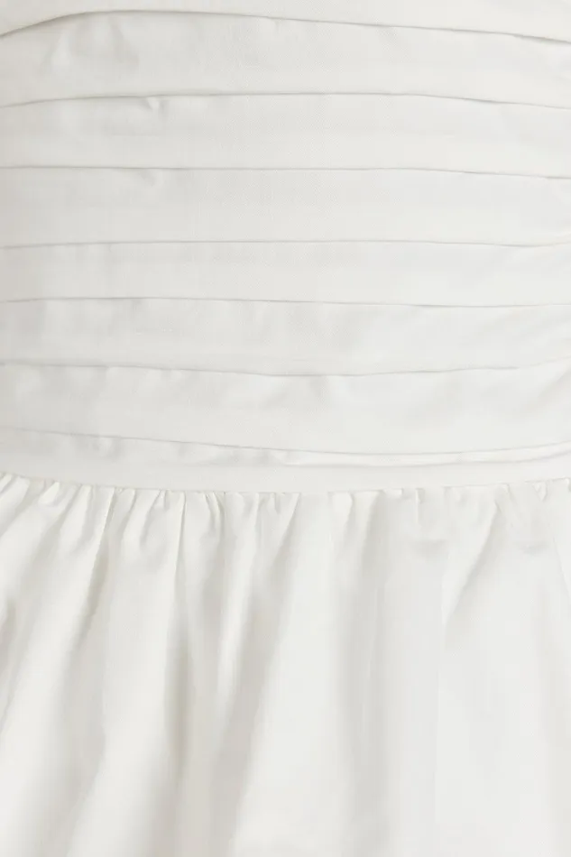 PEGGY WHITE COTTON STRAPLESS TOP Women DISSH White Tops