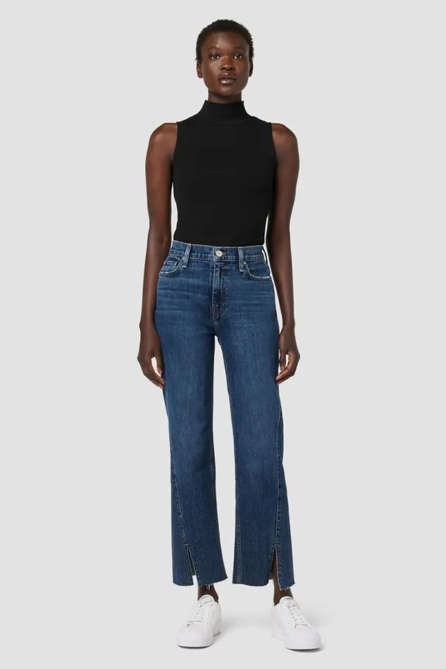 Petite Inseams Women Hudson Jeans Remi HighRise Straight Ankle Forward Seam Petite Jean W Slit Hem Indigo Breeze Petite Inseams Women Hudson Jeans Remi HighRise Straight Ankle Forward Seam Petite Jean W Slit Hem Indigo Breeze