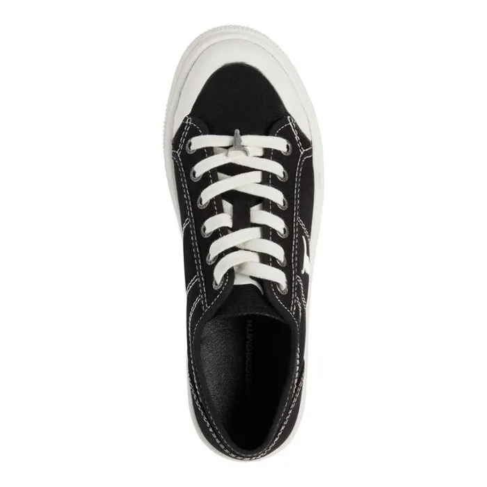 Platform Sneakers Women Windsor Smith DEALBREAKER BLACK CANVAS OFF WHITE SNEAKERS Platform Sneakers Women Windsor Smith DEALBREAKER BLACK CANVAS OFF WHITE SNEAKERS