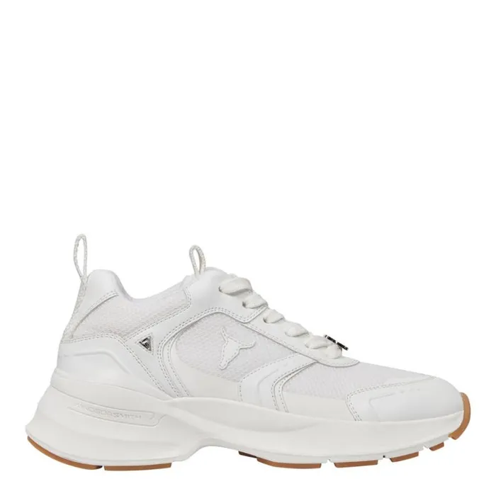 Platform Sneakers Women Windsor Smith KNOCKOUT WHITE MESHWHITE SNEAKERS