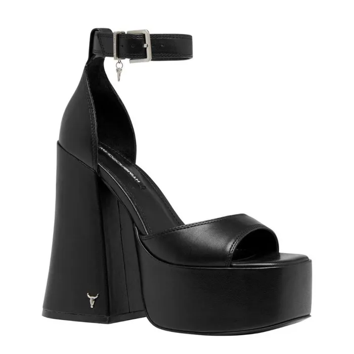 Platforms Women Windsor Smith AWARE BLACK PLATFORM HEELS Platforms Women Windsor Smith AWARE BLACK PLATFORM HEELS