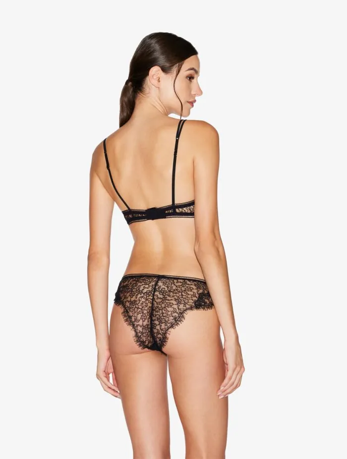 Pushup Bra With Lace In Onyx Lingerie La Perla Padded