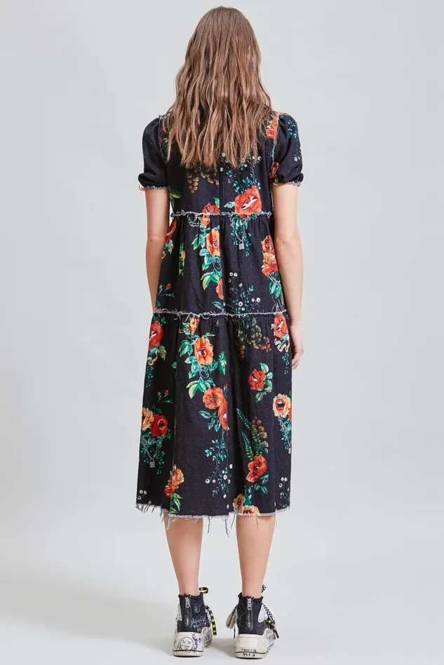 R13 Dresses Women Shredded Relaxed Midi 8211 Useless Treasures