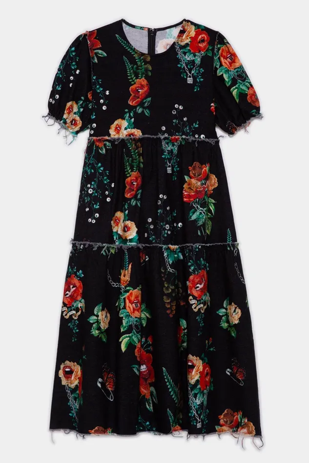 R13 Dresses Women Shredded Relaxed Midi 8211 Useless Treasures