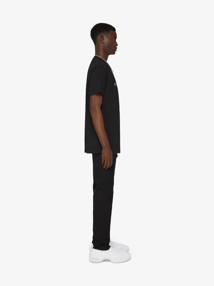 Reverse Oversized TShirt In Cotton Black Men Givenchy TShirts