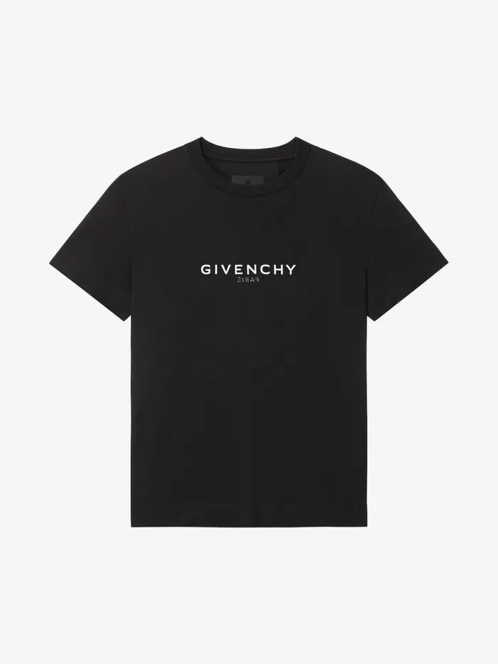 Reverse Oversized TShirt In Cotton Black Men Givenchy TShirts