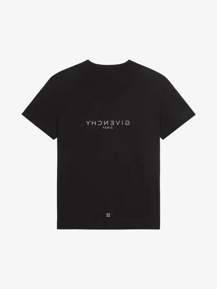 Reverse Oversized TShirt In Cotton Black Men Givenchy TShirts