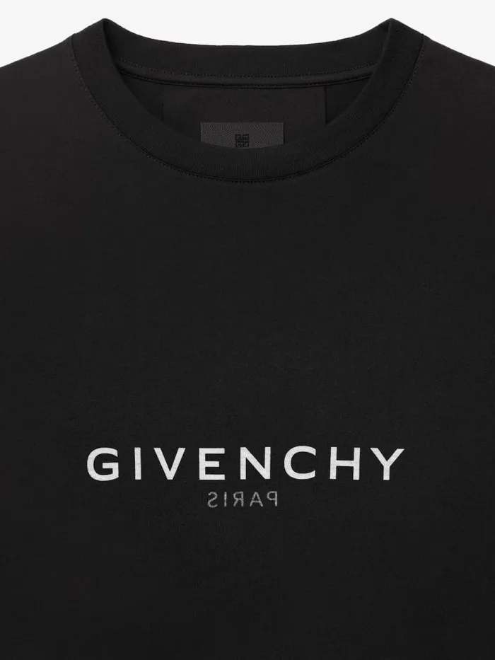 Reverse Oversized TShirt In Cotton Black Men Givenchy TShirts