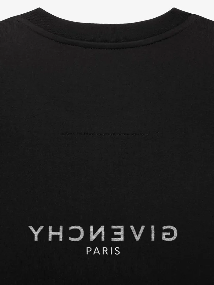 Reverse Oversized TShirt In Cotton Black Men Givenchy TShirts