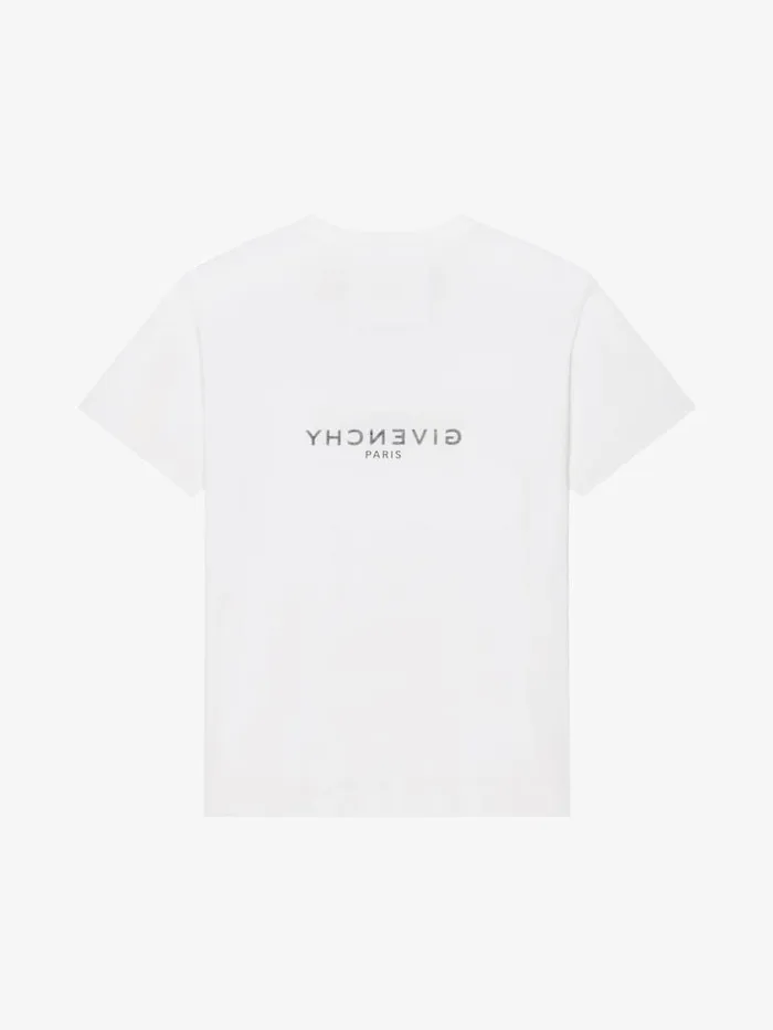 Reverse Oversized TShirt In Cotton White Men Givenchy TShirts
