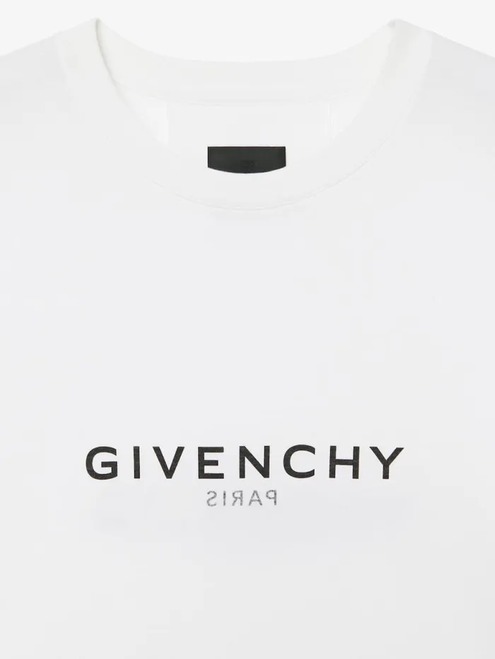 Reverse Oversized TShirt In Cotton White Men Givenchy TShirts