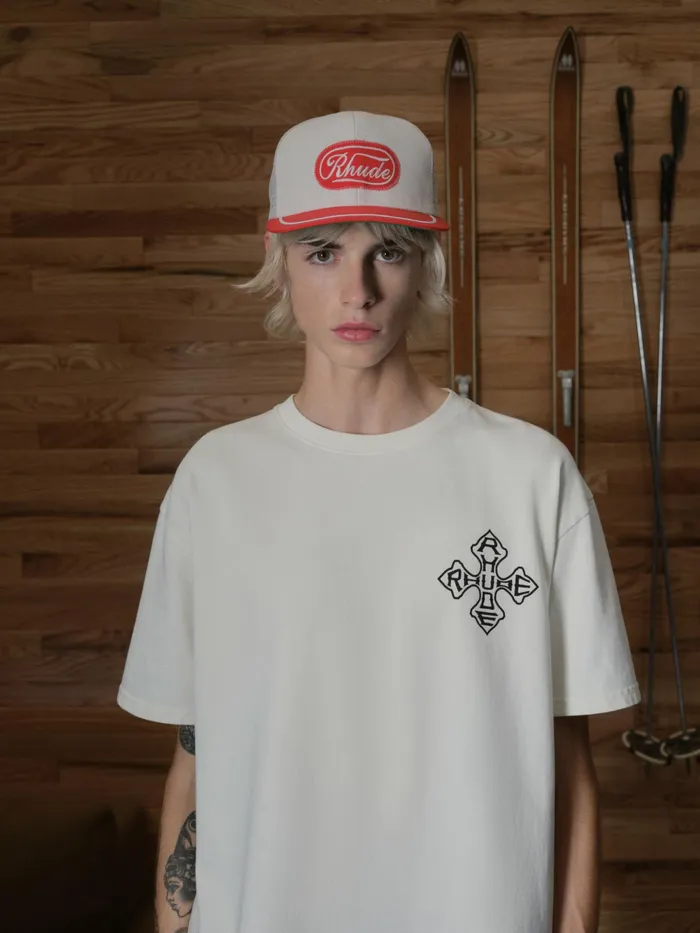 RHUDE PATCH TRUCKER HAT Unisex Rhude Trucker Hats