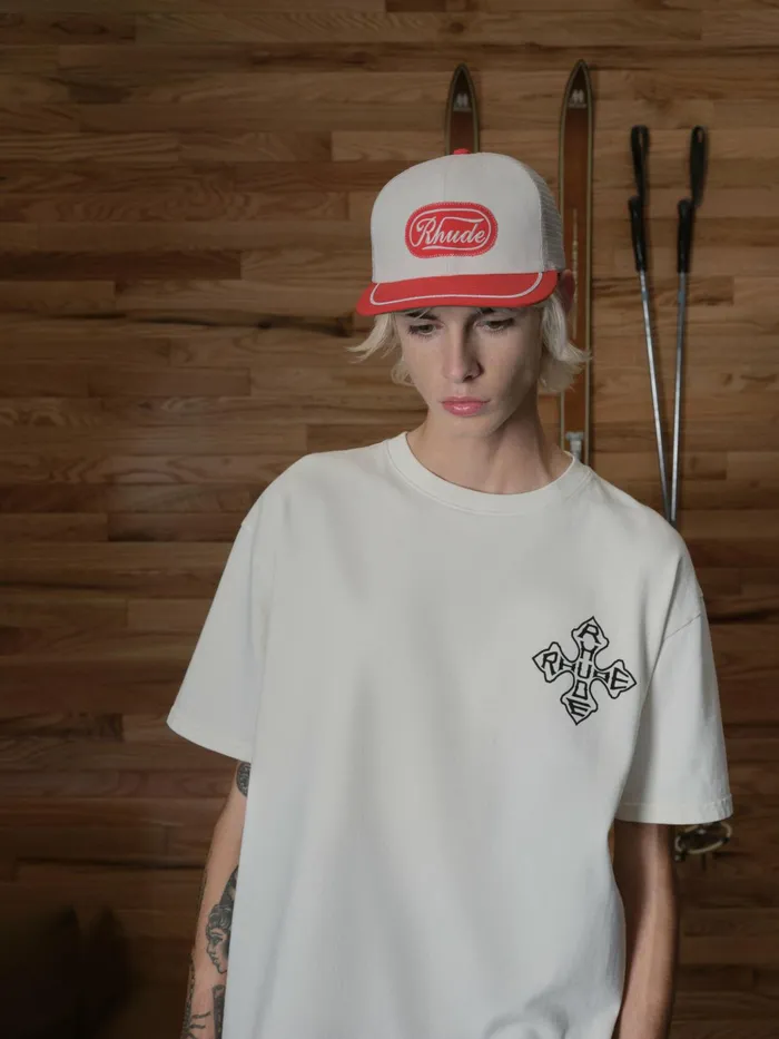 RHUDE PATCH TRUCKER HAT Unisex Rhude Trucker Hats