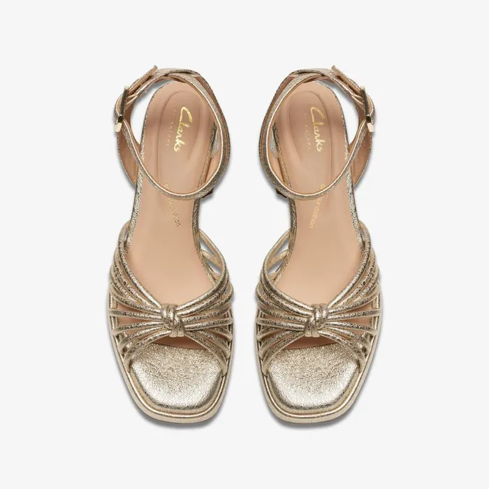 Ritzy 75 Faye Champagne Women Clarks Heels and Pumps